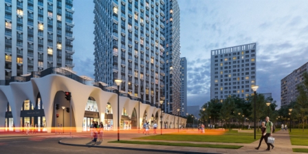 Здание Wellton Towers станет первым в Москве жилым зданием, в котором будет воплощена современная концепция бионической архитектуры. 